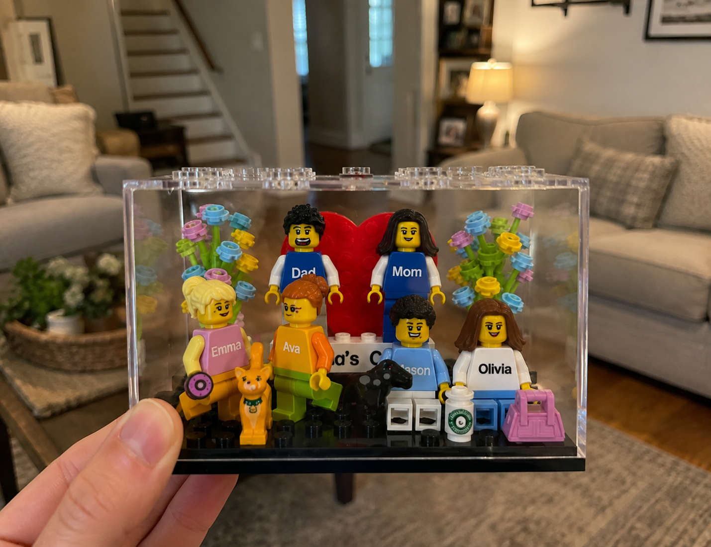 Figuras de Bloques Personalizadas - Especial Familia