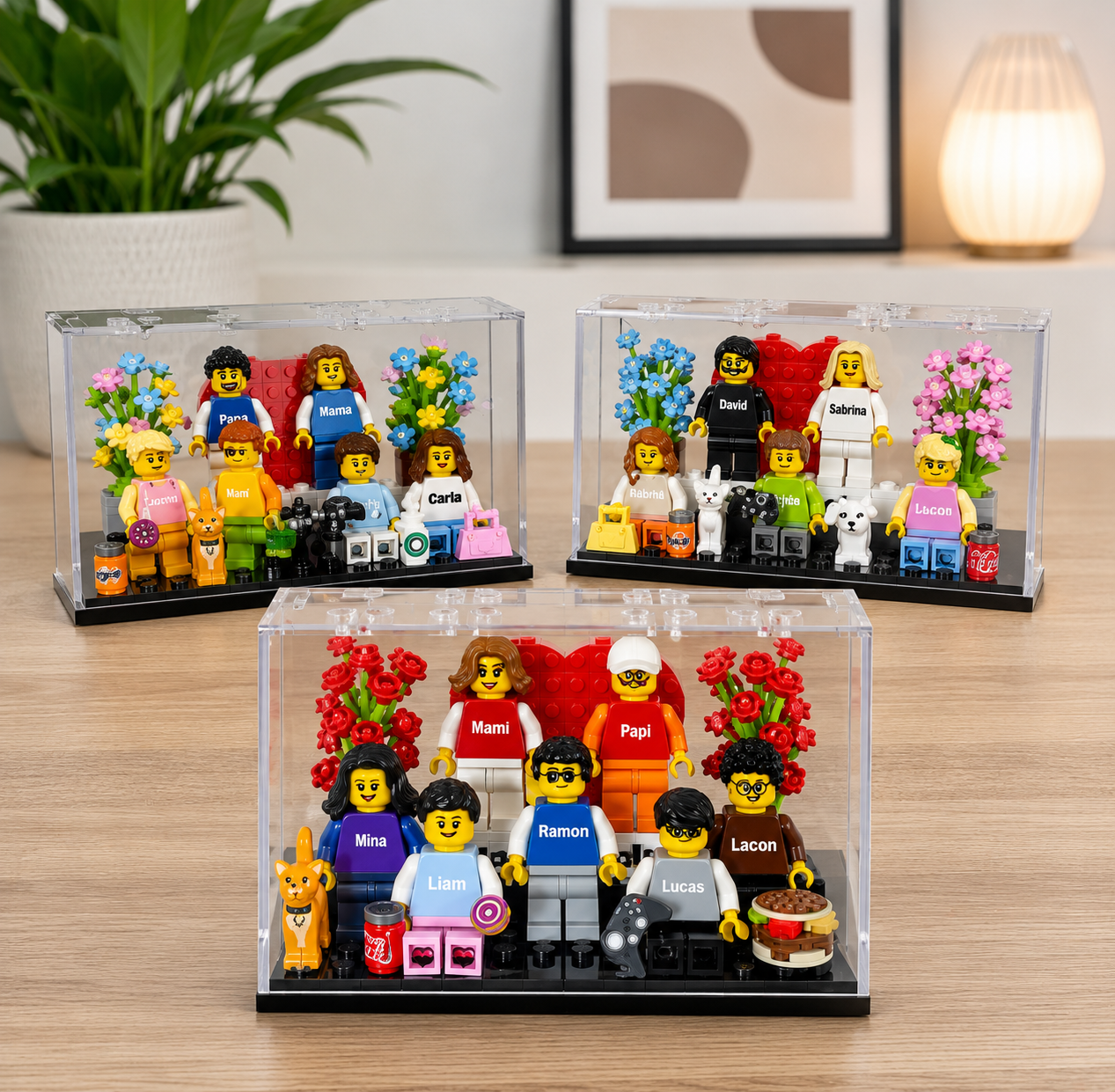 Figuras de Bloques Personalizadas - Especial Familia